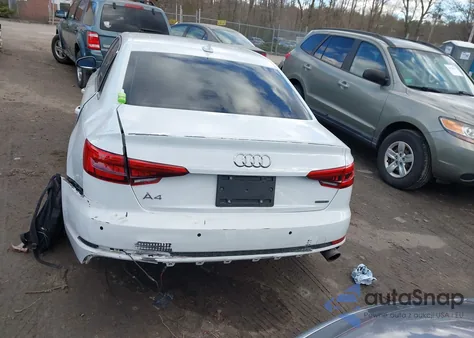 2017 Audi A4 2.0T Premium из США, поврежденный, VIN WAUENAF45HA082561